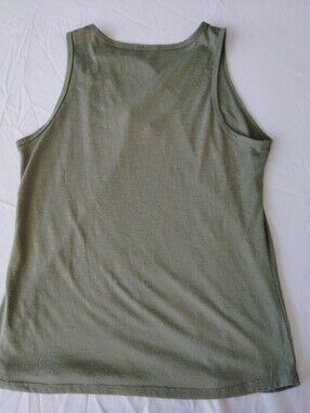 Balance By Marika Tek Women's Olive Green Tank Top One Size M